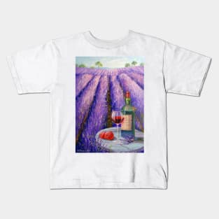 Lavender, wine and fruit Kids T-Shirt